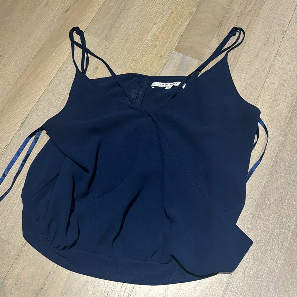 Navy blouse